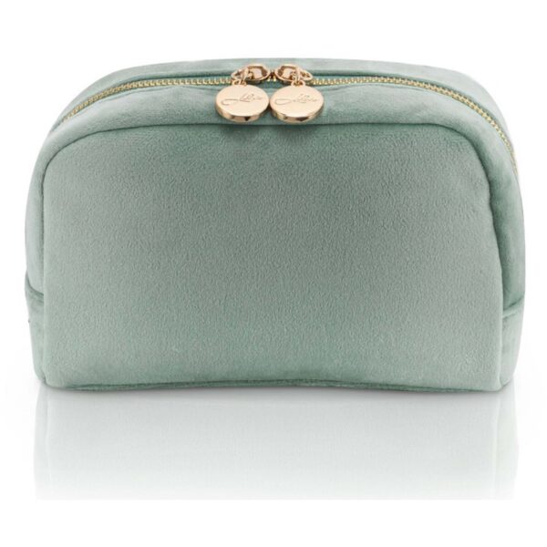 LULU&apos;S ACCESSORIES Cosmetic Bag Velvet Mint