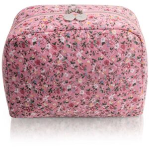 LULU&apos;S ACCESSORIES Toiletry Bag Floral Rose