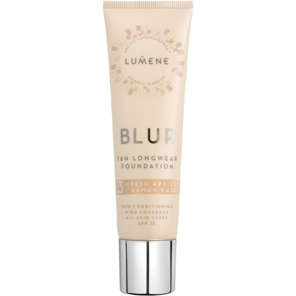 Lumene Blur 16H Longwear Foundation 3 Fresh Apricot