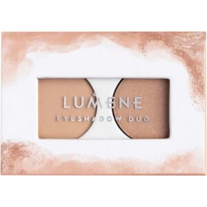 Lumene Bright Eyes Eyeshadow Duo  1 Weightless Beige