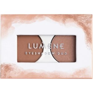 Lumene Bright Eyes Eyeshadow Duo  2 Earthy Nudes