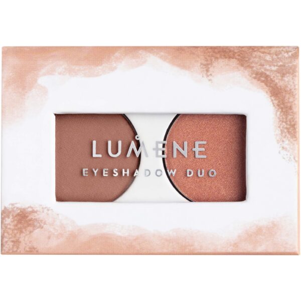 Lumene Bright Eyes Eyeshadow Duo  4 Fresh Autumn