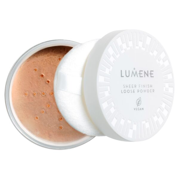 Lumene Sheer Finish Loose Powder Translucent Medium Deep