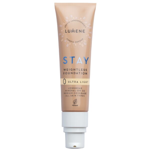 Lumene Stay Weightless Foundation SPF 30 0 Ultra Light