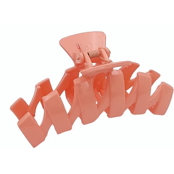 By Lyko Zig Zag Clip Shiny Apricot