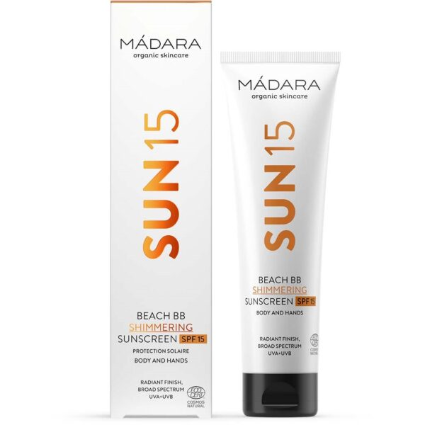 Mádara Mádara Beach BB Shimmering Sunscreen SPF15 100 ml