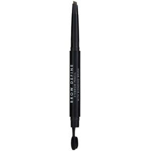 MUA Makeup Academy Brow Define Eyebrow Pencil with Blending Brush Dark