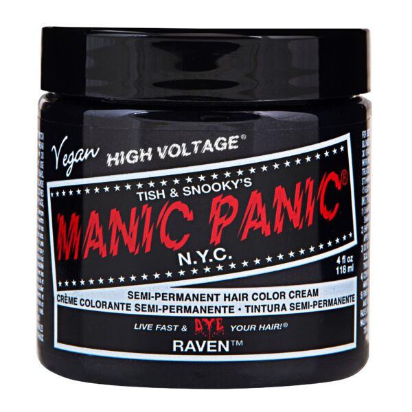 Manic Panic Semi-Permanent Hair Color Cream Raven