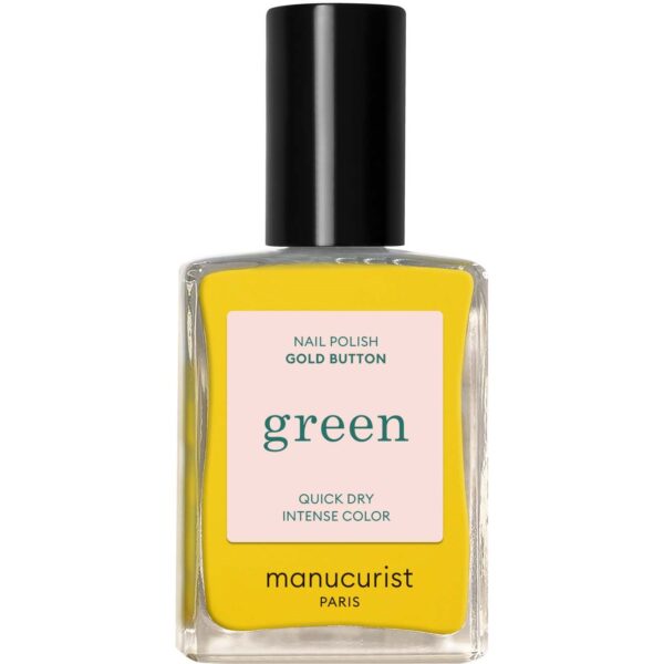 Manucurist Green Nail Polish Gold Button