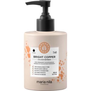 maria nila Colour Refresh Non-Permanent Colour Masque 7.40 Bright Copp