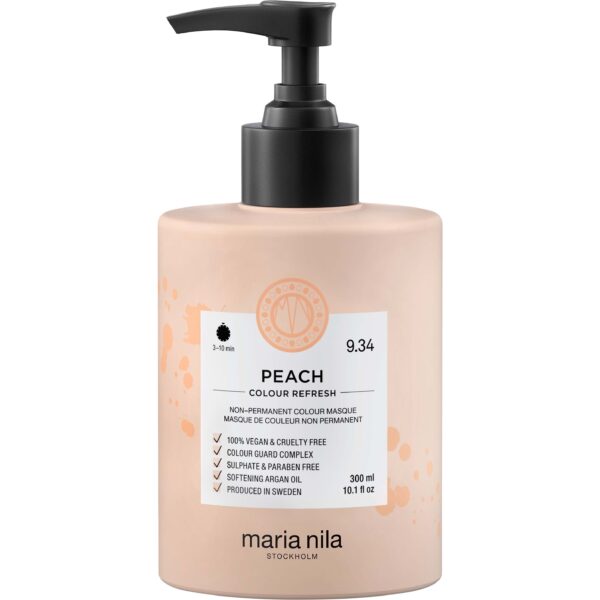 maria nila Colour Refresh Non-Permanent Colour Masque 9.34 Peach