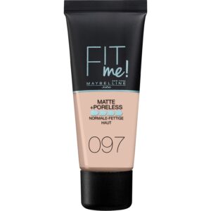 Maybelline New York Fit Me Matte + Poreless Foundation Natural Porcela