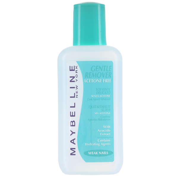 Maybelline New York Gentle Nail Polish Remover Acetone Free 125 ml