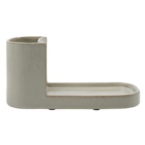 Meraki Brush- & Soap Holder Datura Shellish Grey