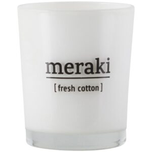 Meraki Fresh Cotton Scented Candle Small