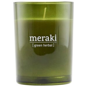 Meraki Green Herbal Scented Candle