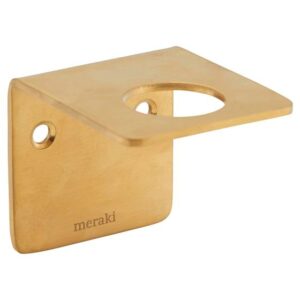 Meraki Bottle Hanger Brushed Brass Finish