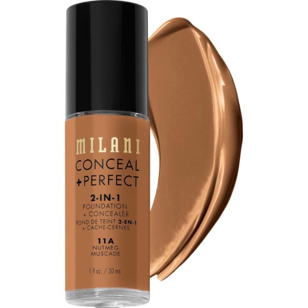 Milani Conceal & Perfect 2-in-1 foundation Nutmeg