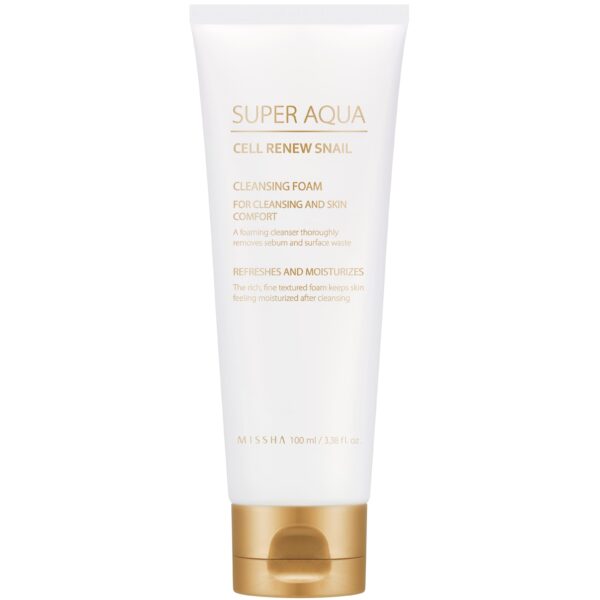 MISSHA Super Aqua Cell Renew Snail Cleansing Foam 100 ml