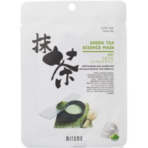 MITOMO Green Tea Essence Mask 4-Pack 100 g