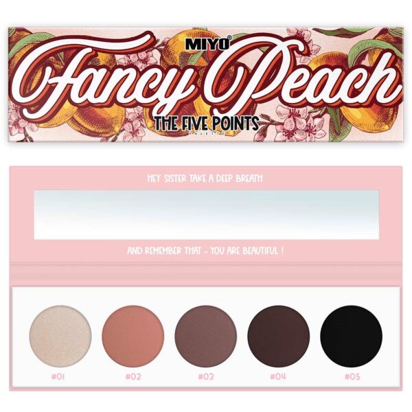 MIYO Five Points Paletts Eyeshadows 10 Fancy Peach