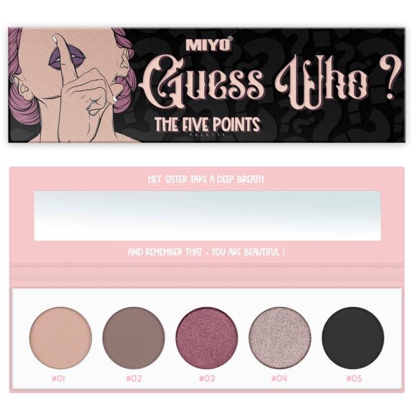 MIYO Five Points Paletts Eyeshadows 21 Guess Who?