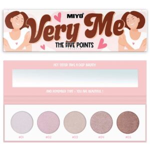 MIYO Five Points Paletts Eyeshadows 8 Very Me