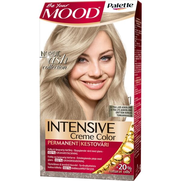 MOOD MOOD Intensive Creme Color 1 X-tra Ljus Askblond