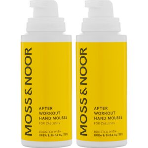 Moss & Noor After Workout Hand Mousse Urea & Shea Butter 2 Pack