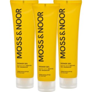 Moss & Noor After Workout Shower Gel Clean Eucalyptus 3 Pack