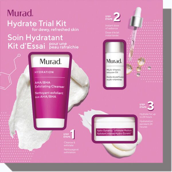 Murad Hydration Hydrate Trial Kit For Dewy