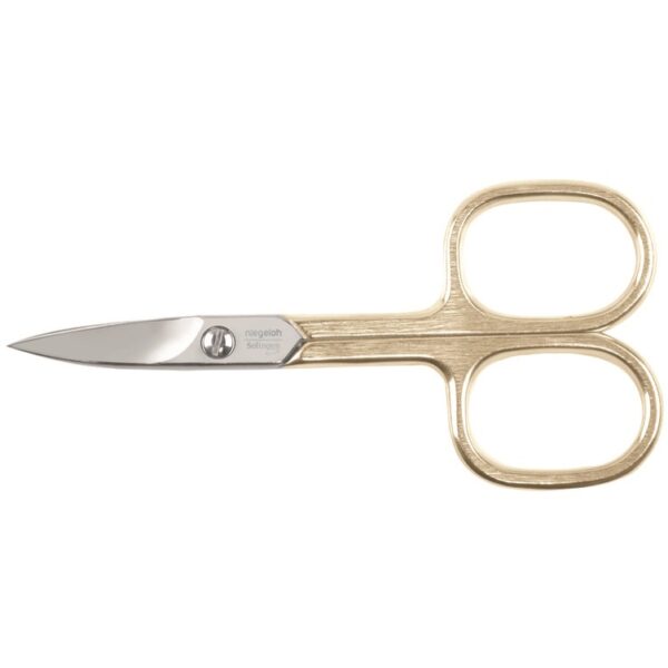 Niegeloh Solingen Basic nail scissors Gold nickel plated 9cm