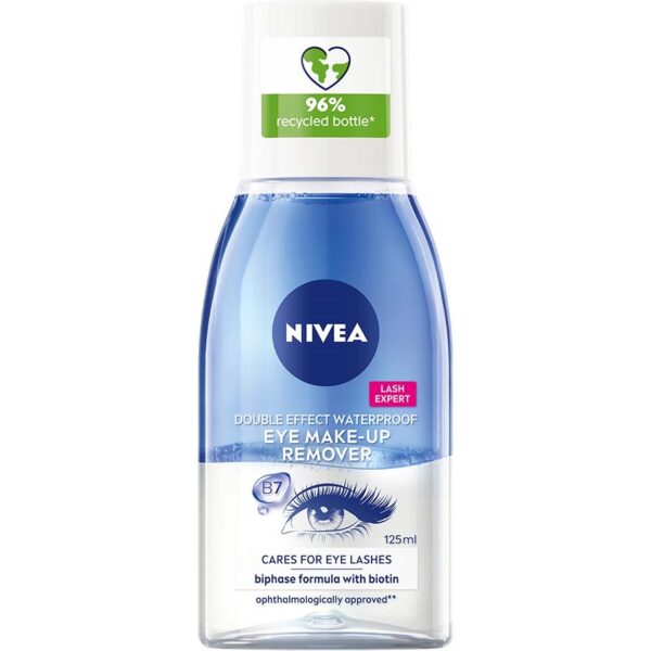 NIVEA Cleansing Daily Essentials Double Effect Eye Make-Up Remover 125