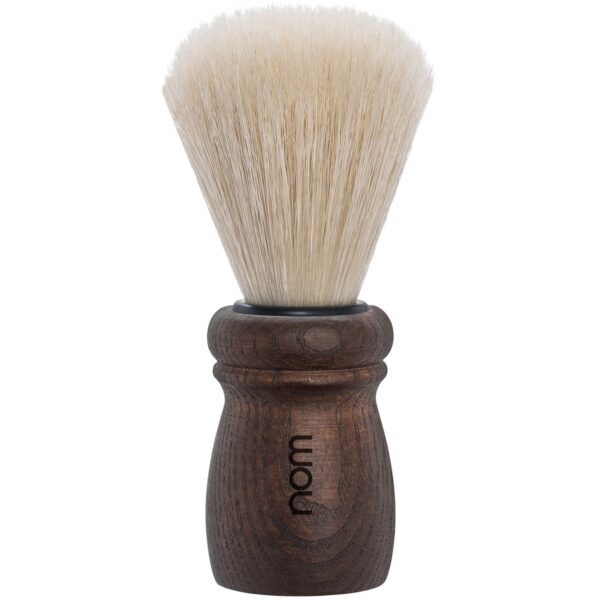 NOM ALFRED Shaving Brush Natural Bristle Dark Ash