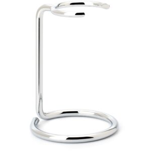 NOM 0 Chrome Metal Shaving Brush Stand