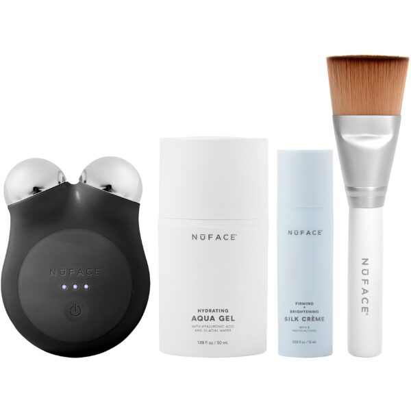 NuFACE Mini+ Smart Petit Facial Toning Kit Midnight Black