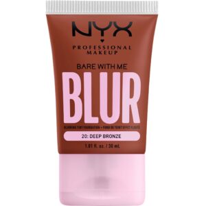 NYX PROFESSIONAL MAKEUP Bare With Me Blur Tint Foundation 20 Deep Bron