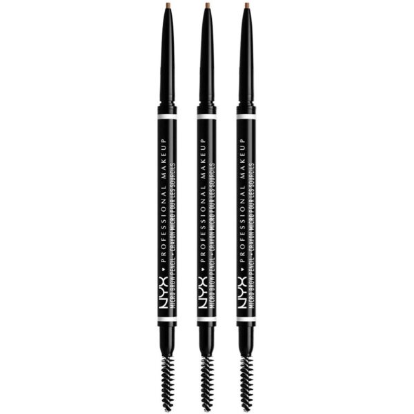 NYX PROFESSIONAL MAKEUP Micro Brow Pencil Taupe x 3