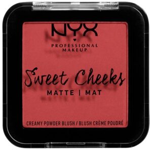 NYX PROFESSIONAL MAKEUP Sweet Cheeks Creamy Powder Blush Matte Citrine