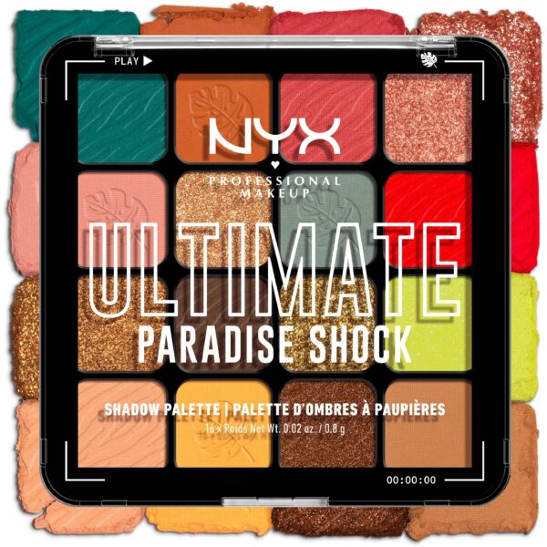 NYX PROFESSIONAL MAKEUP Ultimate Shadow Palette 02W Paradise Shock