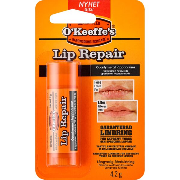 O´Keeffe´s Lip Repair Oparfymerad Läppbalsam