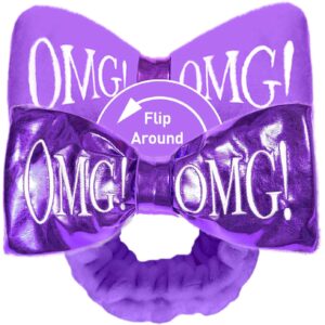 OMG! Double Dare Reversible Hairband Purple