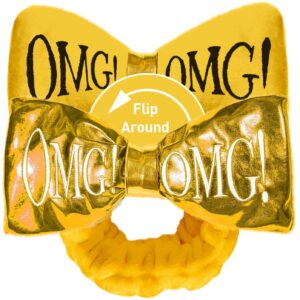 OMG! Double Dare Reversible Hairband Yellow