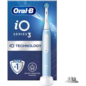 Oral B iO 3S Blue Electric Toothbrush Designed By Braun