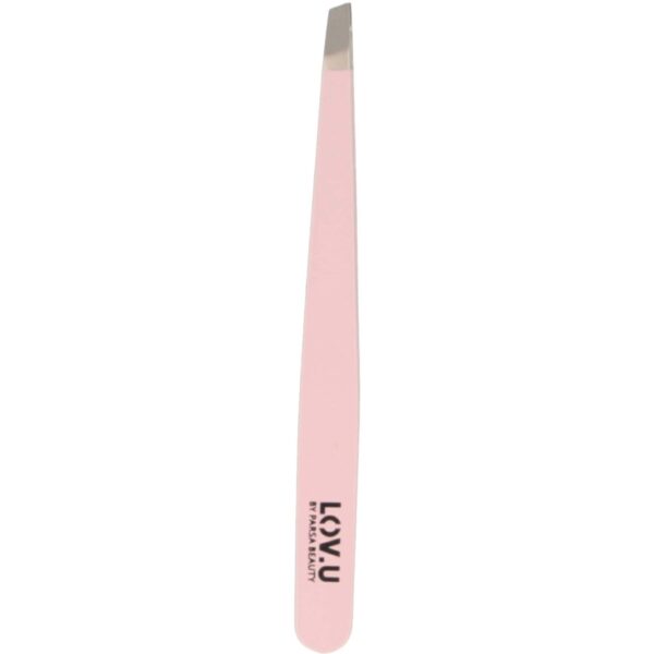 Parsa Beauty LOV.U Tweezers Bevelled PInk