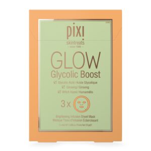 PIXI Glow Tonic Family Glow Glycolic Boost Sheet Masks