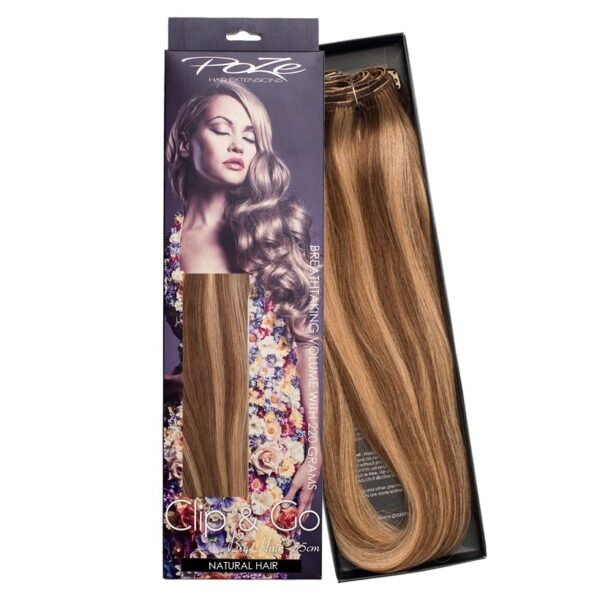 Poze Hairextensions Poze Clip&Go Løshår Miss Volume 55cm 7stk 10B/7BN