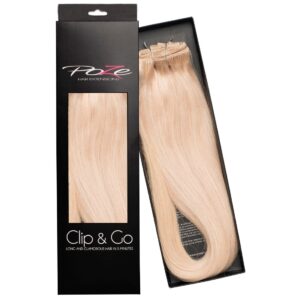 Poze Hairextensions Poze Clip&Go Løshår Ekte 12A Pure Blonde 7 deler/s