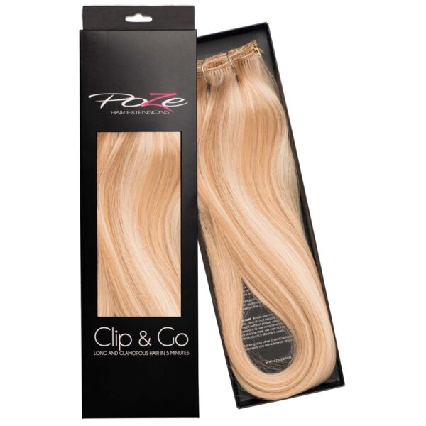 Poze Hairextensions Clip & Go Standard Real Hair Extensions 60 cm 12NA