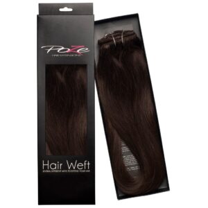 Poze Hairextensions Poze Hårremse Ekte 2B DarkEspressoBrown 50cm